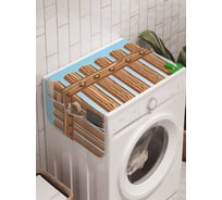 Органайзер для хранения Ambesonne "Деревенский забор" на стиральную машину, 45x120 см, cwm_21642