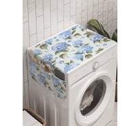 Органайзер для хранения Ambesonne "Прохладные цветы" на стиральную машину, 45x120 см, cwm_12342
