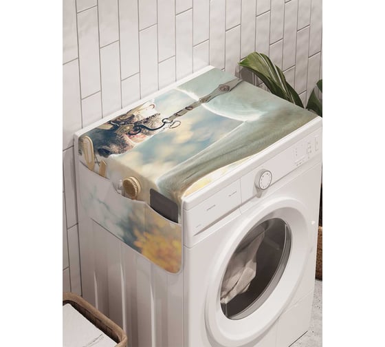 Органайзер для хранения Ambesonne "Ухоженная лошадь" на стиральную машину, 45x120 см, cwm_8541 1