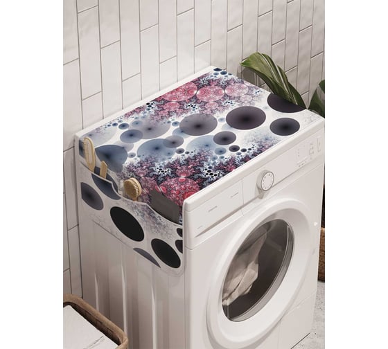 Органайзер для хранения Ambesonne "Биологическое исследование" на стиральную машину, 45x120 см, cwm_2770