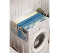 Органайзер для хранения Ambesonne "Морское покрытие" на стиральную машину, 45x120 см, cwm_6695