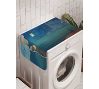 Органайзер для хранения Ambesonne "Одинокий дом" на стиральную машину, 45x120 см, cwm_18799