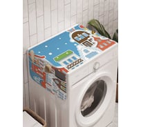 Органайзер для хранения Ambesonne "Хочется тепла" на стиральную машину, 45x120 см, cwm_6733