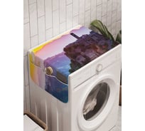 Органайзер для хранения Ambesonne "Скала Масса Леопольдино в Тоскане" на стиральную машину, 45x120 см, cwm_14592