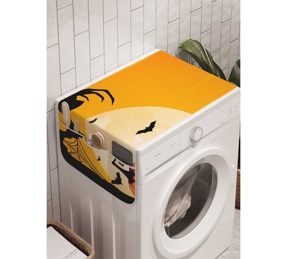Органайзер для хранения Ambesonne "Хэллоуинский вечер" на стиральную машину, 45x120 см, cwm_18927 1