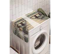 Органайзер для хранения Ambesonne "Якорь на мосту" на стиральную машину, 45x120 см, cwm_7080