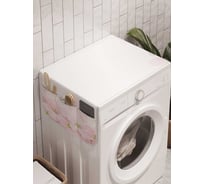 Органайзер для хранения Ambesonne "Розовые цветы" на стиральную машину, 45x120 см, cwm_29243