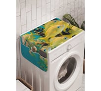 Органайзер для хранения Ambesonne "Золотые рыбки" на стиральную машину, 45x120 см, cwm_21288
