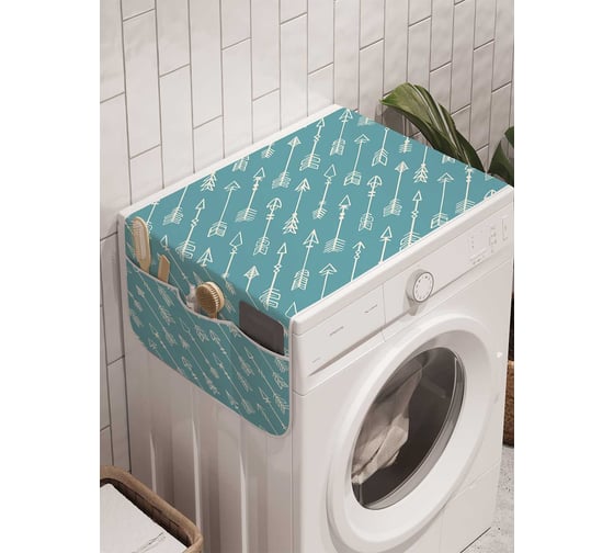 Органайзер для хранения Ambesonne "Горизонтальные стрелы" на стиральную машину, 45x120 см, cwm_14638 1
