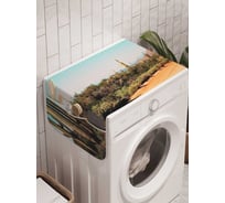 Органайзер для хранения Ambesonne "Дорога через пустыню" на стиральную машину, 45x120 см, cwm_19715