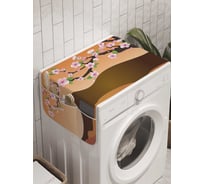 Органайзер для хранения Ambesonne "Пустыня расцветает" на стиральную машину, 45x120 см, cwm_8039