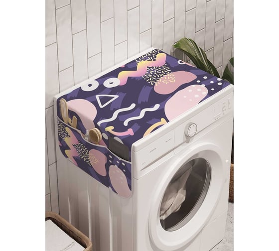 Органайзер для хранения Ambesonne "Абстракционный орнамент" на стиральную машину, 45x120 см, cwm_207095 1