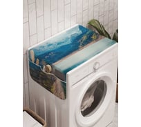 Органайзер для хранения Ambesonne "Река несет в горы" на стиральную машину, 45x120 см, cwm_15184