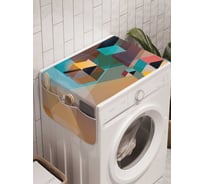 Органайзер для хранения Ambesonne "Геометрическое марево" на стиральную машину, 45x120 см, cwm_21396