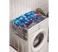 Органайзер для хранения Ambesonne "Красочное дно" на стиральную машину, 45x120 см, cwm_21289