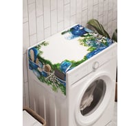 Органайзер для хранения Ambesonne "Праздничный настрой" на стиральную машину, 45x120 см, cwm_21426