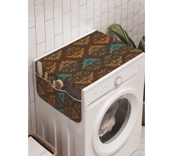 Органайзер для хранения Ambesonne "Фигурная сортировка" на стиральную машину, 45x120 см, cwm_28035 1