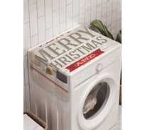 Органайзер для хранения Ambesonne "Счастливого Рождества и Нового Года" на стиральную машину, 45x120 см, cwm_6769