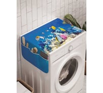 Органайзер для хранения Ambesonne "Экзотические морские жители" на стиральную машину, 45x120 см, cwm_14604