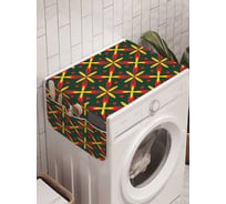 Органайзер для хранения Ambesonne "Крестовое пламя" на стиральную машину, 45x120 см, cwm_31145