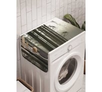 Органайзер для хранения Ambesonne "Зимняя прогулка в лес" на стиральную машину, 45x120 см, cwm_18877