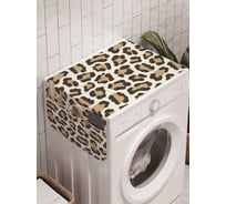 Органайзер для хранения Ambesonne "Шкура леопарда" на стиральную машину, 45x120 см, cwm_207079