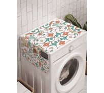 Органайзер для хранения Ambesonne "Цветочная сетка" на стиральную машину, 45x120 см, cwm_19963