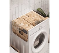Органайзер для хранения Ambesonne "Каменный дом" на стиральную машину, 45x120 см, cwm_19683