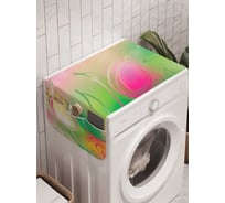 Органайзер для хранения Ambesonne "Волшебные тюльпаны" на стиральную машину, 45x120 см, cwm_13641