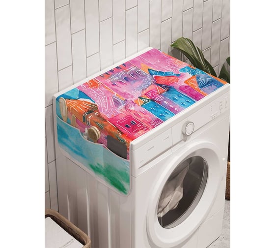 Органайзер для хранения Ambesonne "Космический дворец" на стиральную машину, 45x120 см, cwm_31243 1