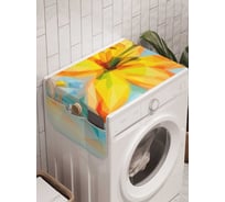 Органайзер для хранения Ambesonne "Цветочные духи" на стиральную машину, 45x120 см, cwm_31616