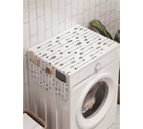 Органайзер для хранения Ambesonne "Горизонтальные стрелы" на стиральную машину, 45x120 см, cwm_14636