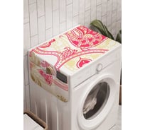 Органайзер для хранения Ambesonne "Абстрактная флористика" на стиральную машину, 45x120 см, cwm_31040