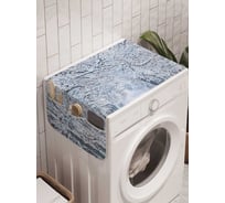 Органайзер для хранения Ambesonne "Зимняя аллея" на стиральную машину, 45x120 см, cwm_21459