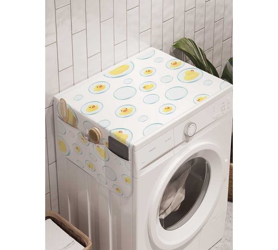 Органайзер для хранения Ambesonne "Море уточек" на стиральную машину, 45x120 см, cwm_7426 1