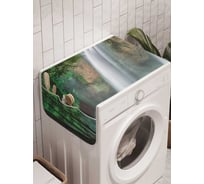 Органайзер для хранения Ambesonne "Быстрый водопад" на стиральную машину, 45x120 см, cwm_19685