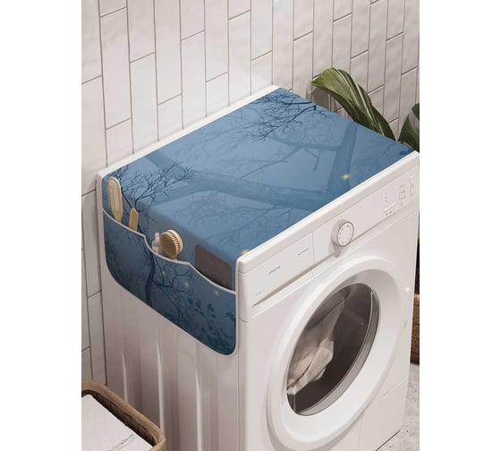 Органайзер для хранения Ambesonne "Лесные тени" на стиральную машину, 45x120 см, cwm_19703 1