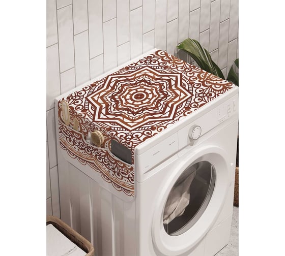 Органайзер для хранения Ambesonne "Нежная мандала" на стиральную машину, 45x120 см, cwm_4829 1