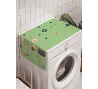 Органайзер для хранения Ambesonne "Цветочные ветра" на стиральную машину, 45x120 см, cwm_26908