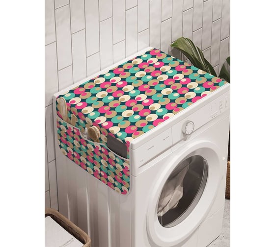 Органайзер для хранения Ambesonne "Шары наблюдения" на стиральную машину, 45x120 см, cwm_28250 1