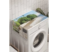 Органайзер для хранения Ambesonne "Окно тропиков" на стиральную машину, 45x120 см, cwm_8561