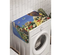 Органайзер для хранения Ambesonne "Рыбное разнообразие" на стиральную машину, 45x120 см, cwm_9252