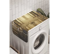 Органайзер для хранения Ambesonne "Лес после дождя" на стиральную машину, 45x120 см, cwm_8405