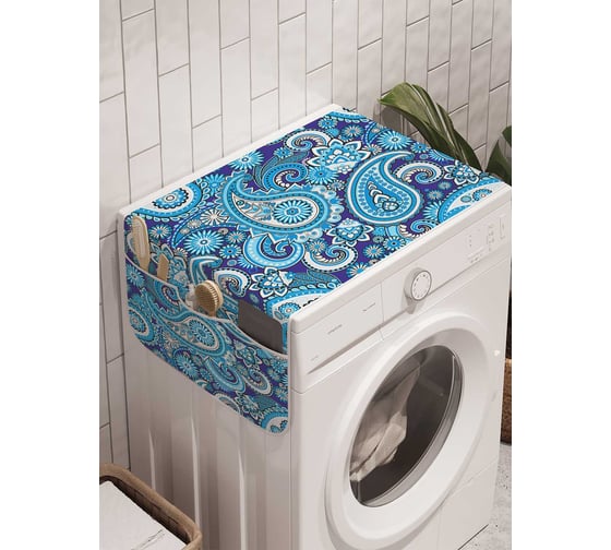 Органайзер для хранения Ambesonne "Лепесточная магия" на стиральную машину, 45x120 см, cwm_21954 1