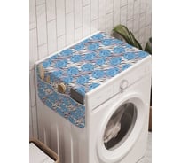 Органайзер для хранения Ambesonne "Исключительный букет" на стиральную машину, 45x120 см, cwm_14062