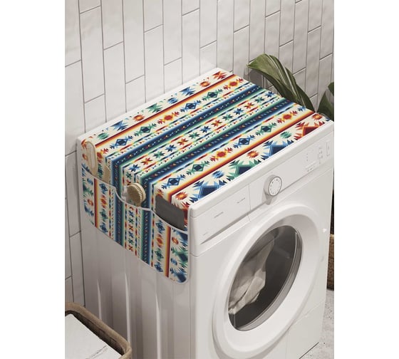 Органайзер для хранения Ambesonne "Классический орнамент" на стиральную машину, 45x120 см, cwm_10207 1