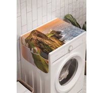 Органайзер для хранения Ambesonne "Опасный путь к маяку" на стиральную машину, 45x120 см, cwm_12364