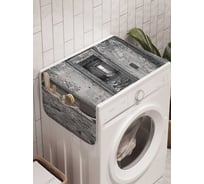 Органайзер для хранения Ambesonne "Заброшенная комната" на стиральную машину, 45x120 см, cwm_19832