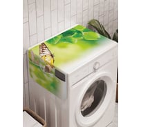 Органайзер для хранения Ambesonne "Бабочка летит за каплей" на стиральную машину, 45x120 см, cwm_13597