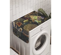 Органайзер для хранения Ambesonne "Коралловый лабиринт" на стиральную машину, 45x120 см, cwm_9245